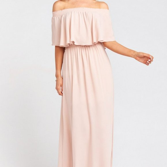NWT Show Me Your Mumu Hacienda Maxi Dress Small Small Stain @ Hem - Picture 1 of 12